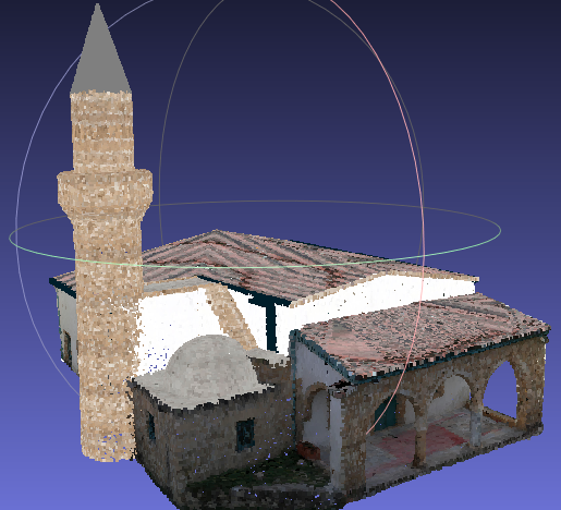 point cloud with custom colours