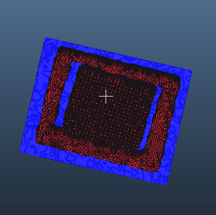 mesh formed from point cloud