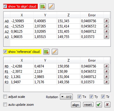 new align dialog